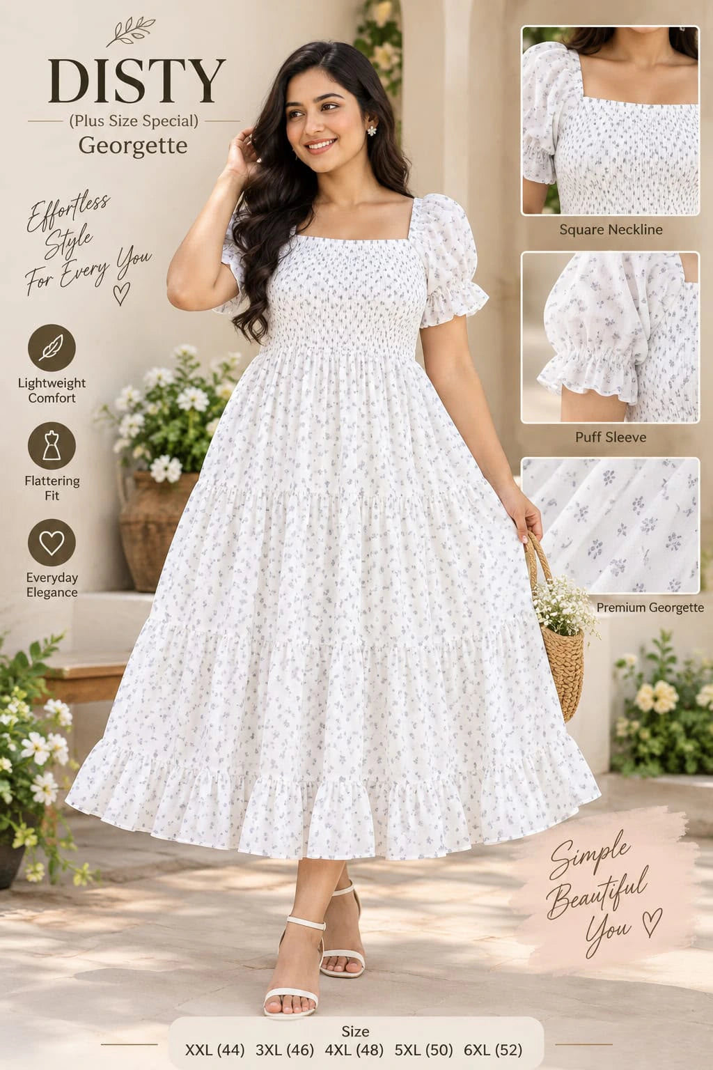 Fox Georgette Floral Dress 7