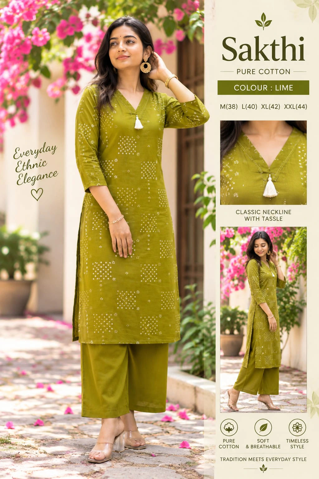 Cotton Co-Ord Set for Women 4