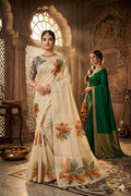 Digital Tissue Sarees with Blouse 1