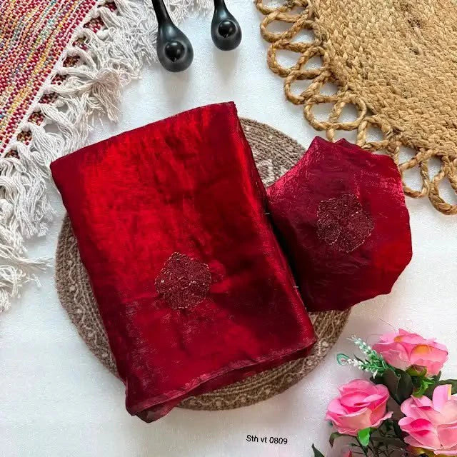 DHURVA  SAREES WITH BLOUSE 8