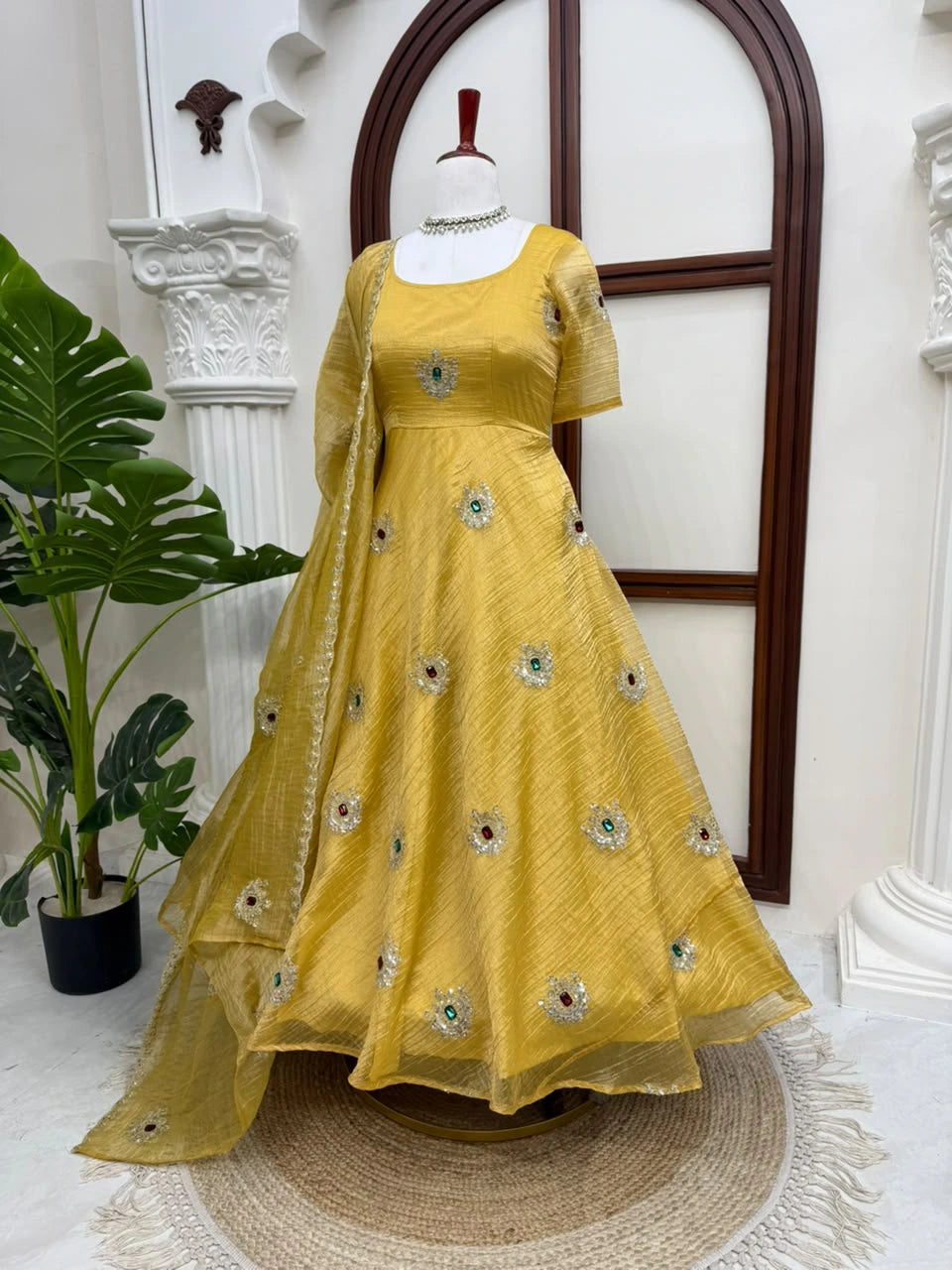 Designer Gown with Dupatta 7