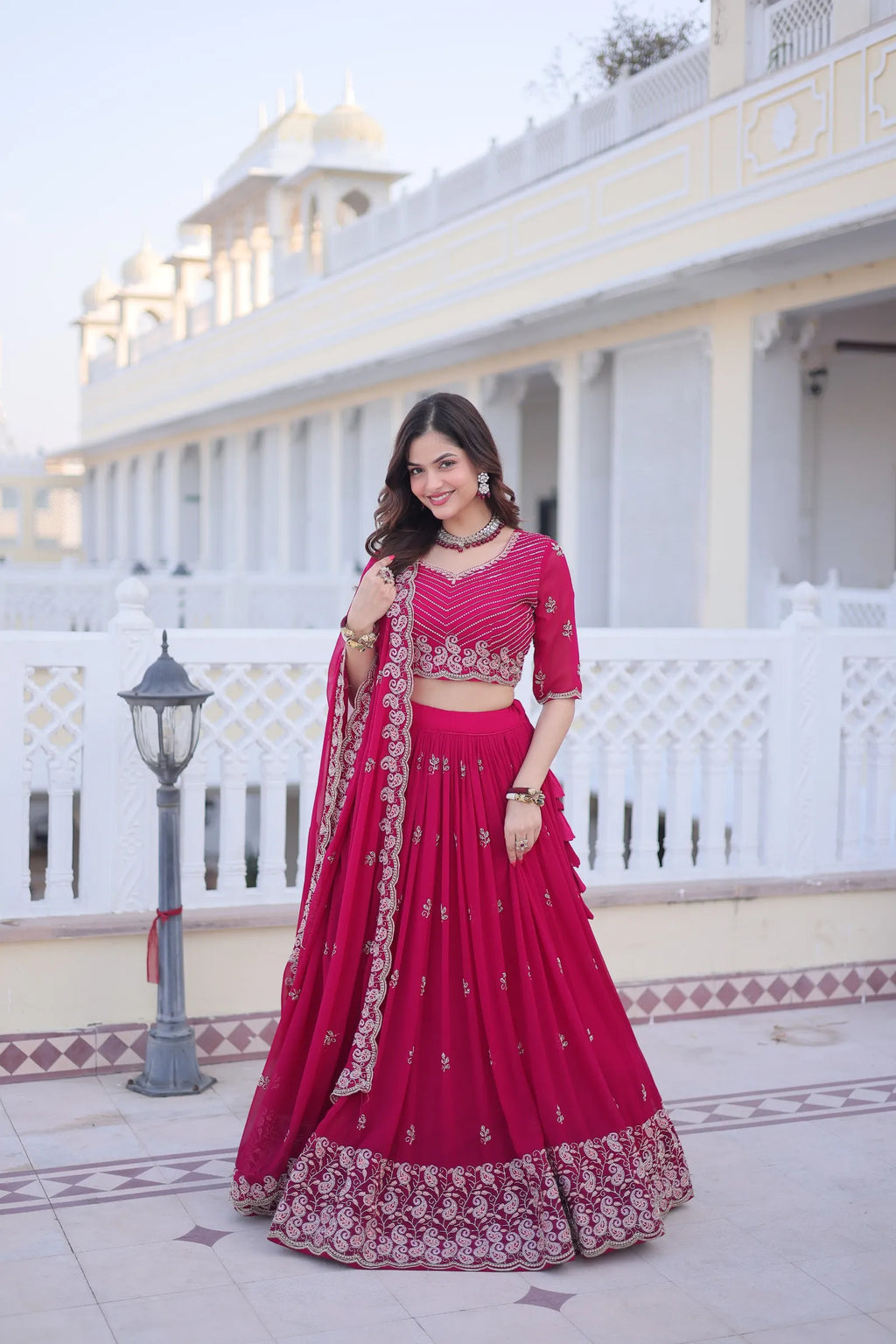 Lehenga choli Dupatta Set 3