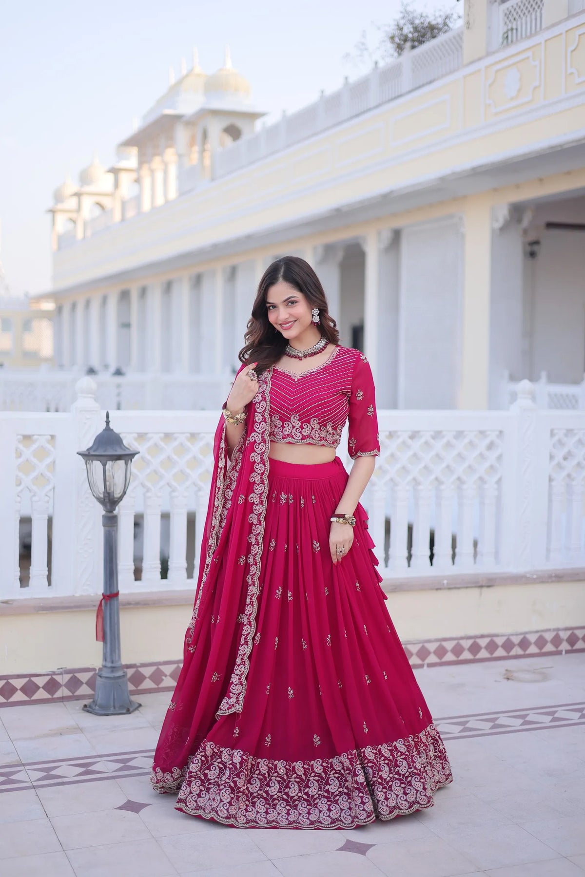 Lehenga choli Dupatta Set 3