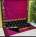 Silk Cotton Saree with Big Border 1