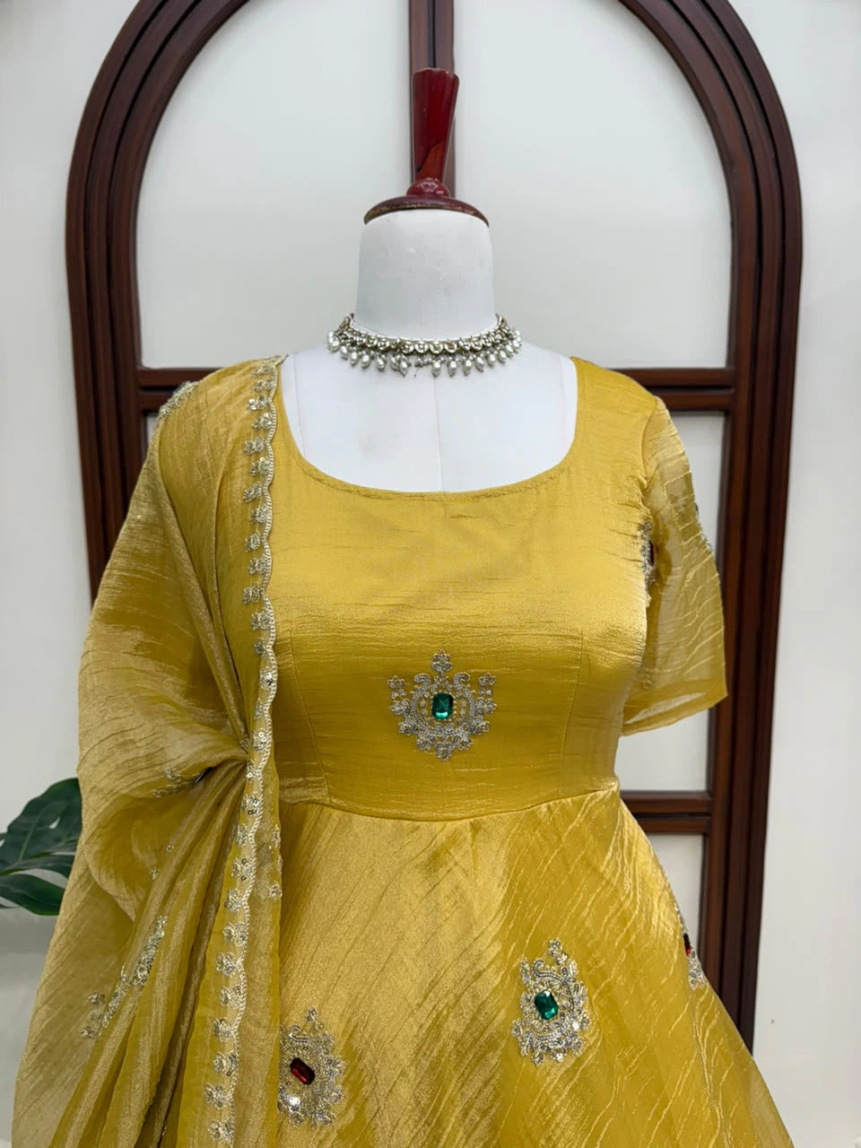 Designer Gown with Dupatta 4