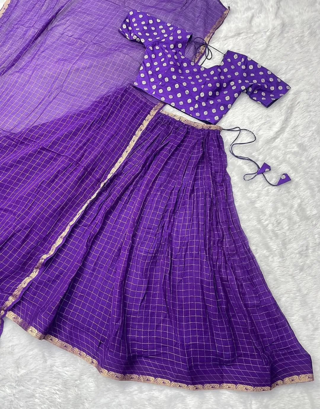Pure Vintage Viscose Lehenga set 5