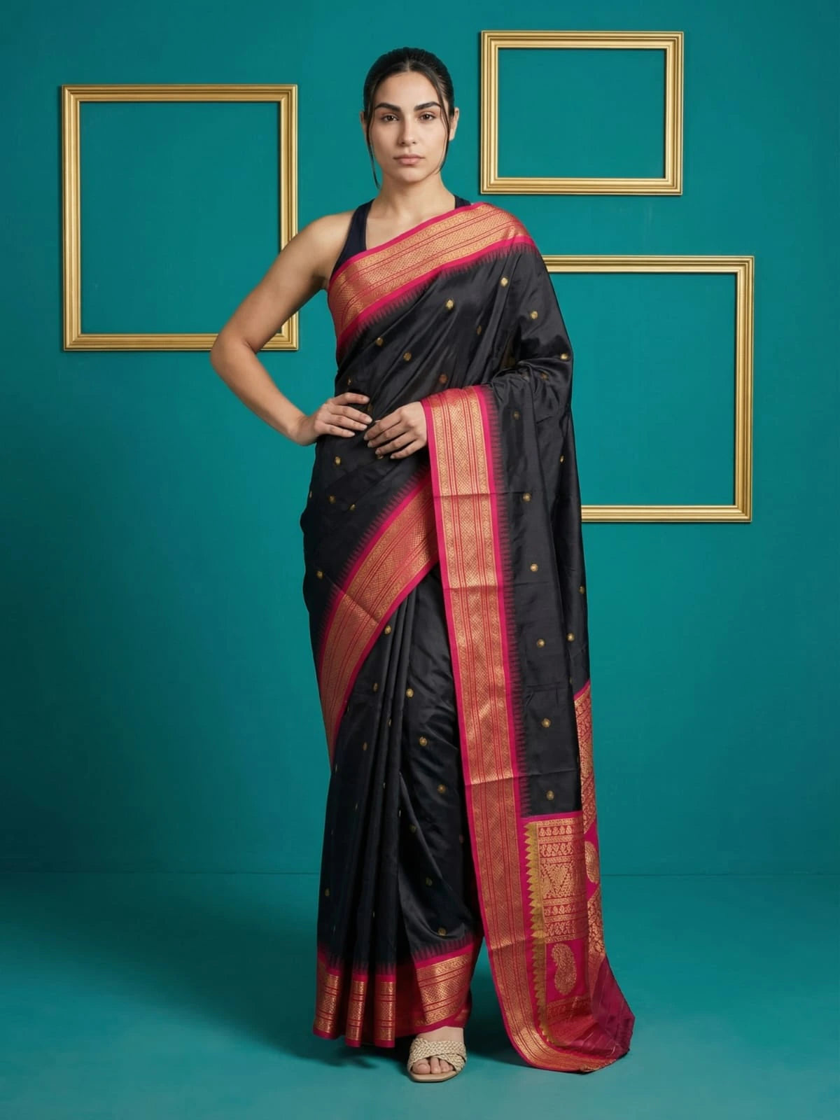Soft Silk Zari Woven Saree 9