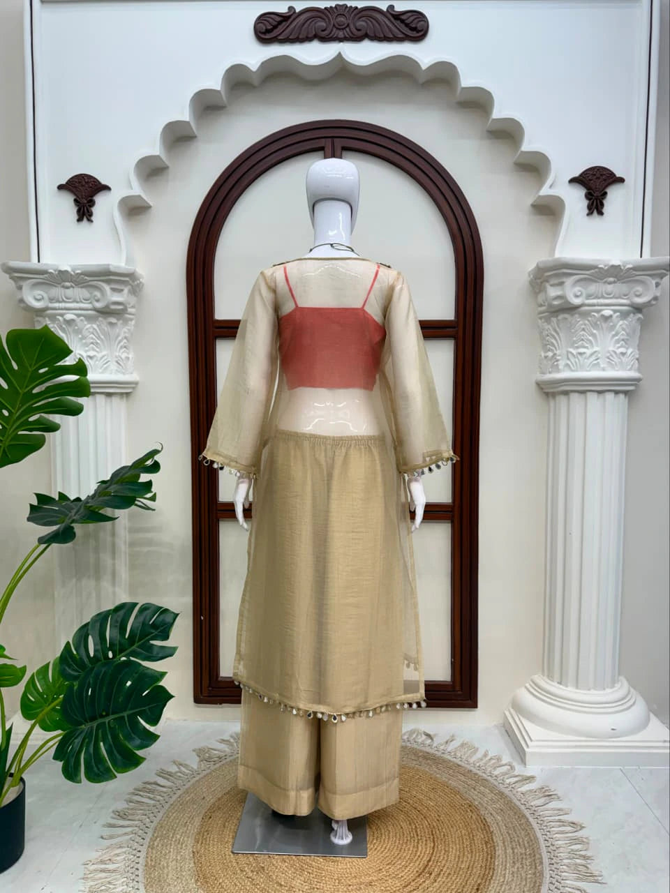 Salsa Silk Gown Set for Women 9