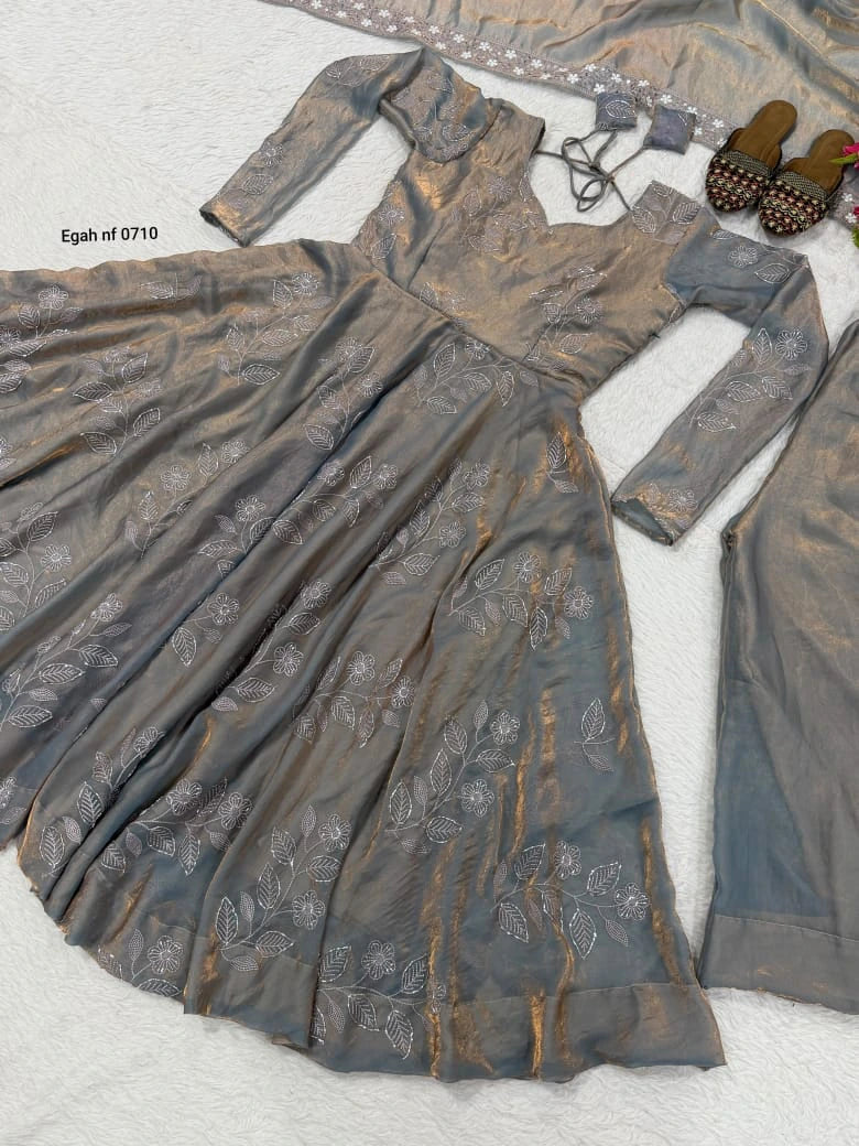 Silk Anarkali Set 7