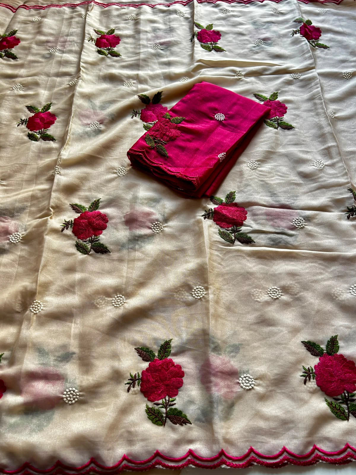 Rangoli Silk Embroidered Saree 4