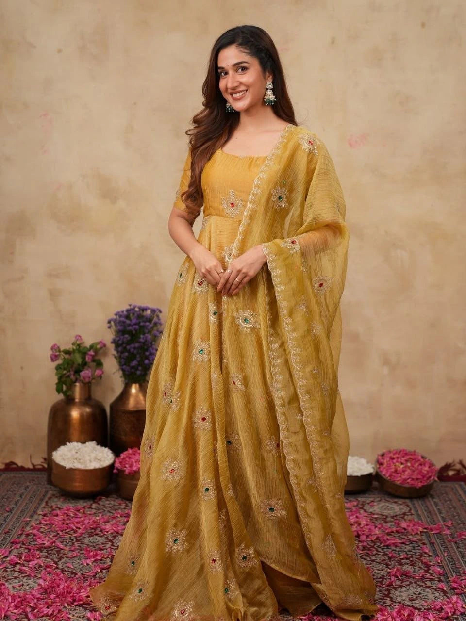 Designer Gown with Dupatta 3
