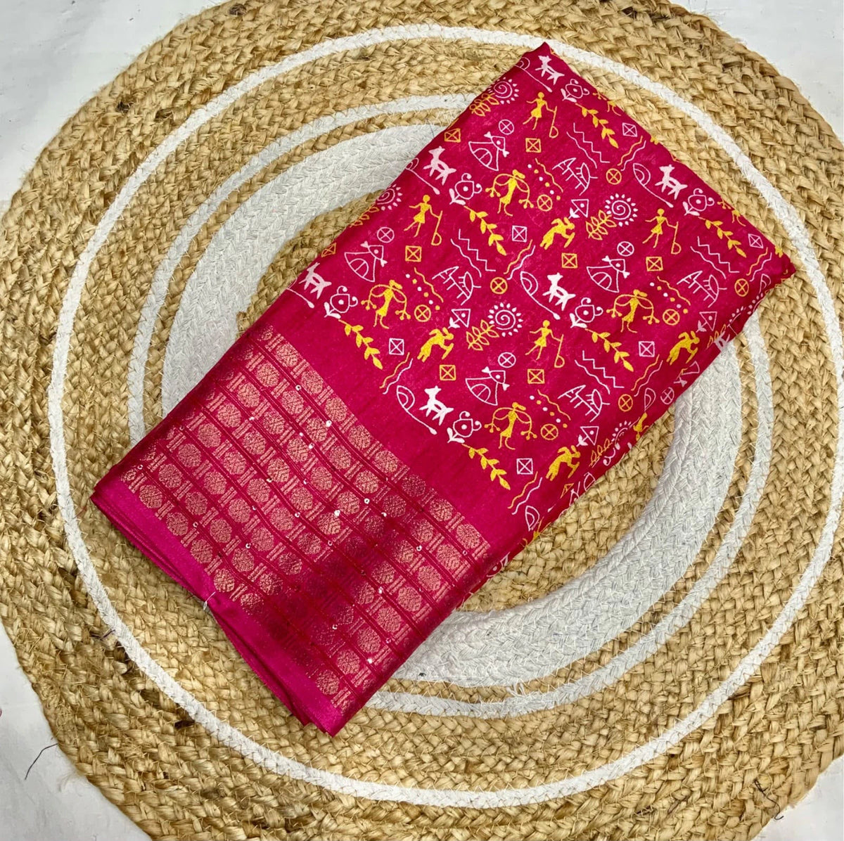 Dola Silk Kalamkari Saree 7
