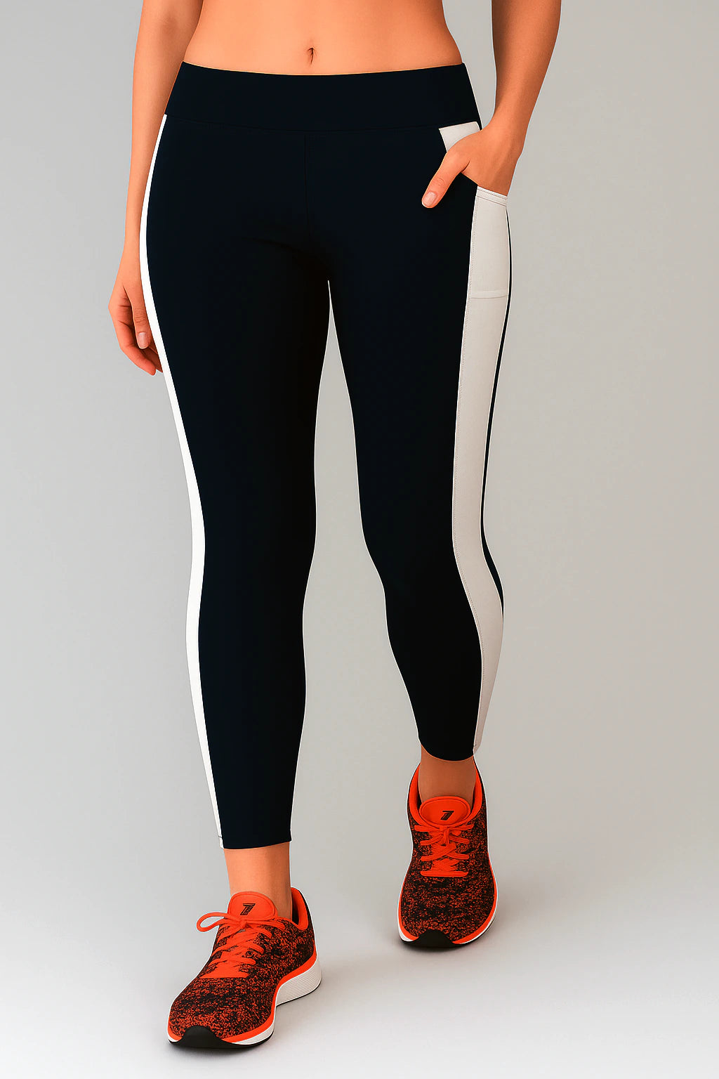 Women Stretchable Polyester Tights for Fitness & Daily Wear 1