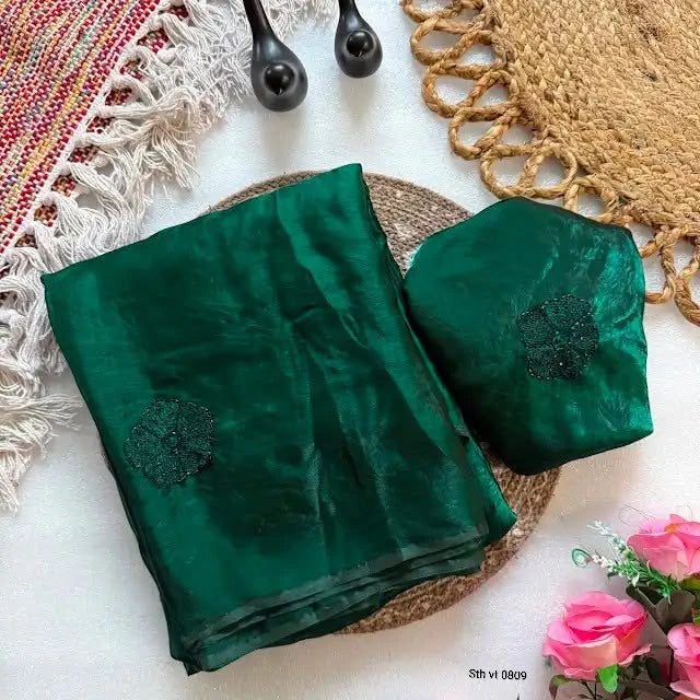 DHURVA  SAREES WITH BLOUSE 6