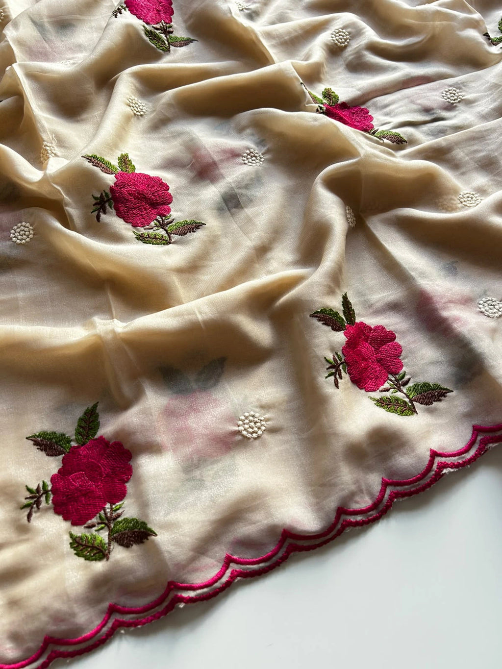 Rangoli Silk Embroidered Saree 8