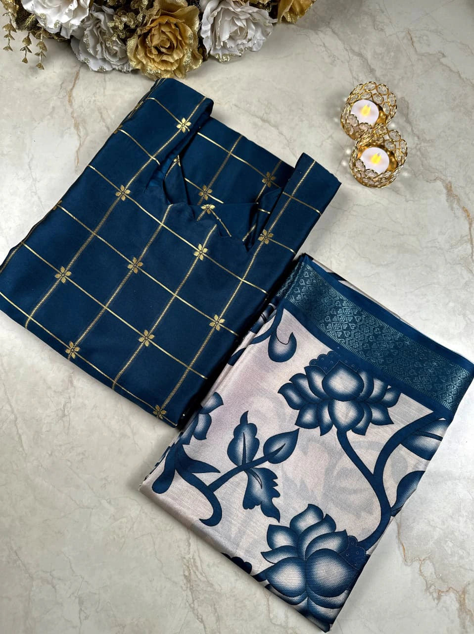 Kurti with Kalamkari Dupatta 2