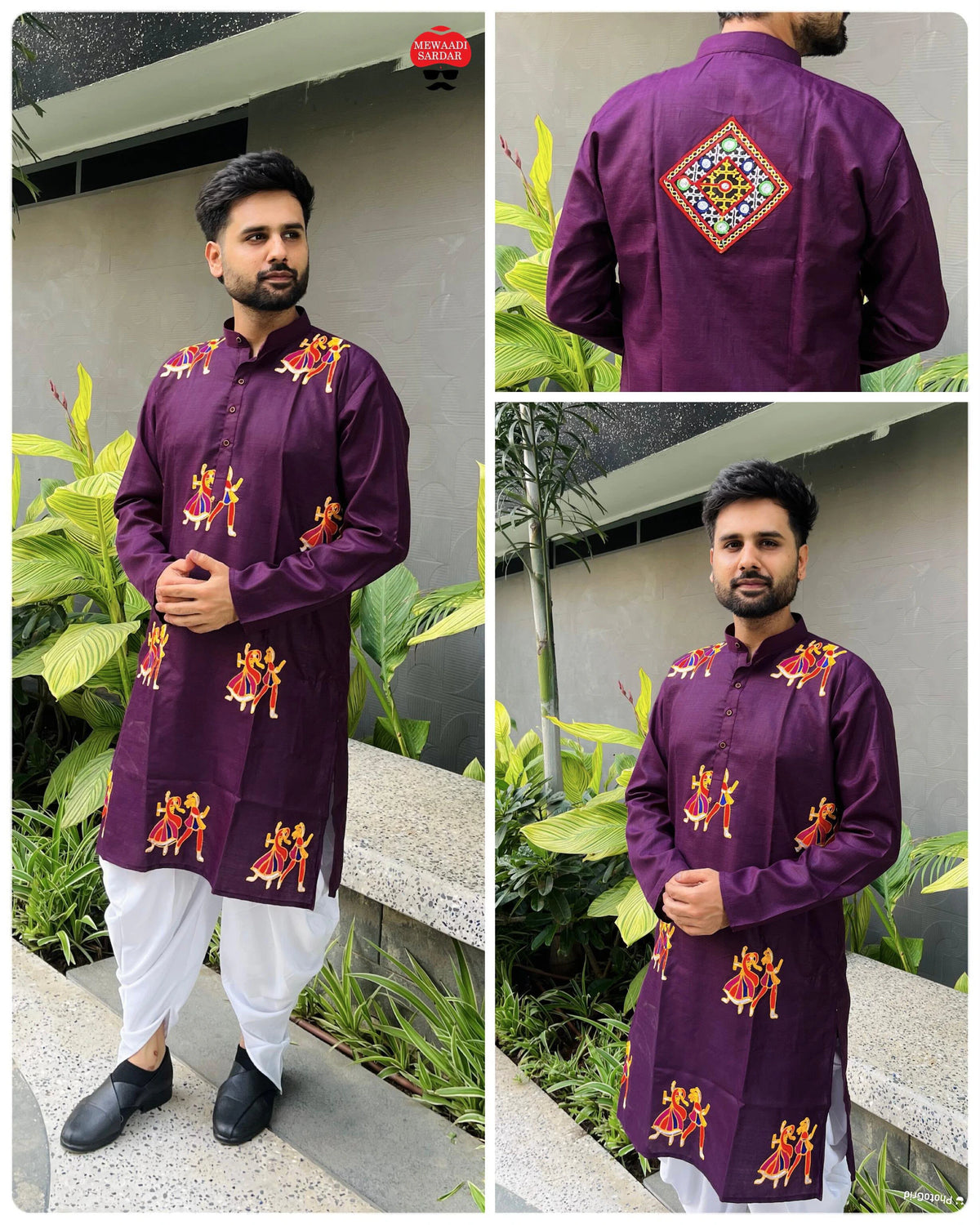 Flex Cotton Embroidered Kurta Set 3