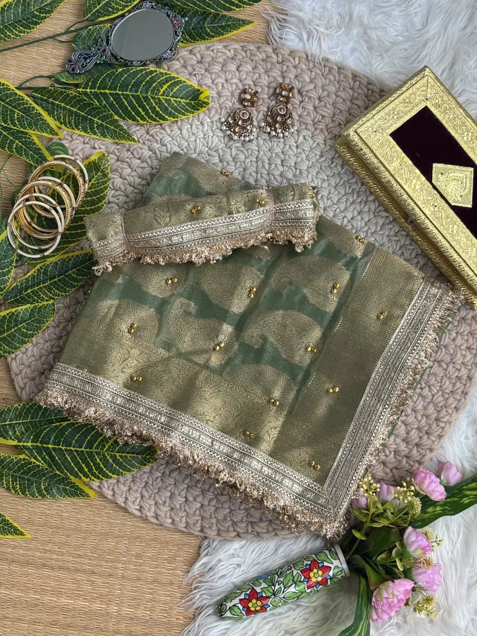 Banarasi Satin Silk Saree 6