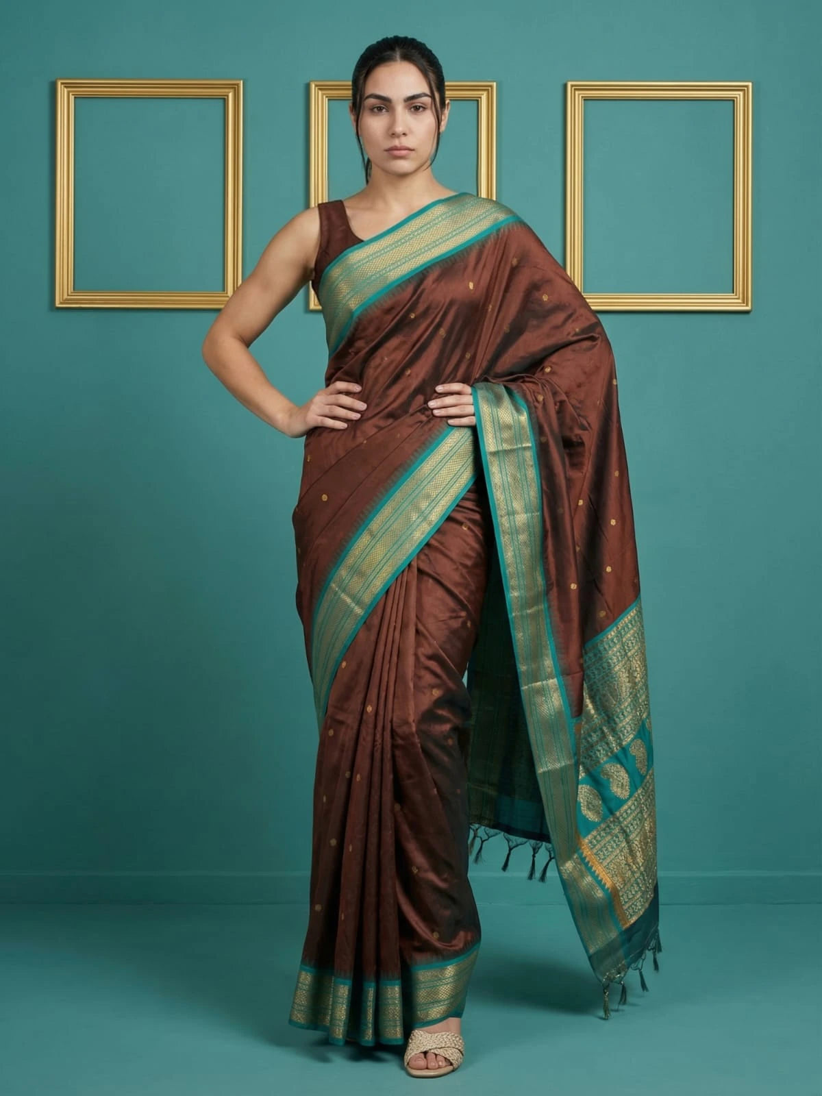 Soft Silk Zari Woven Saree 4