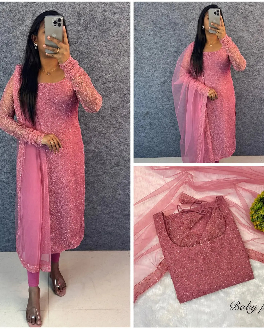 Premium PartyWear Kurti Set With Dupatta 9