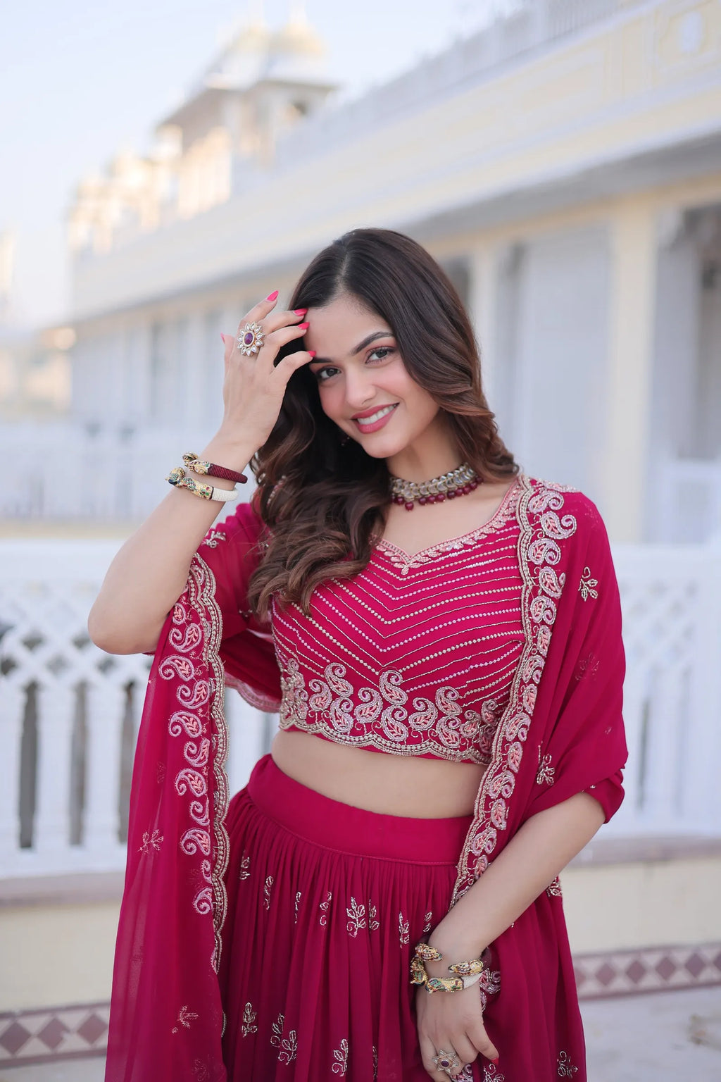 Lehenga choli Dupatta Set 1