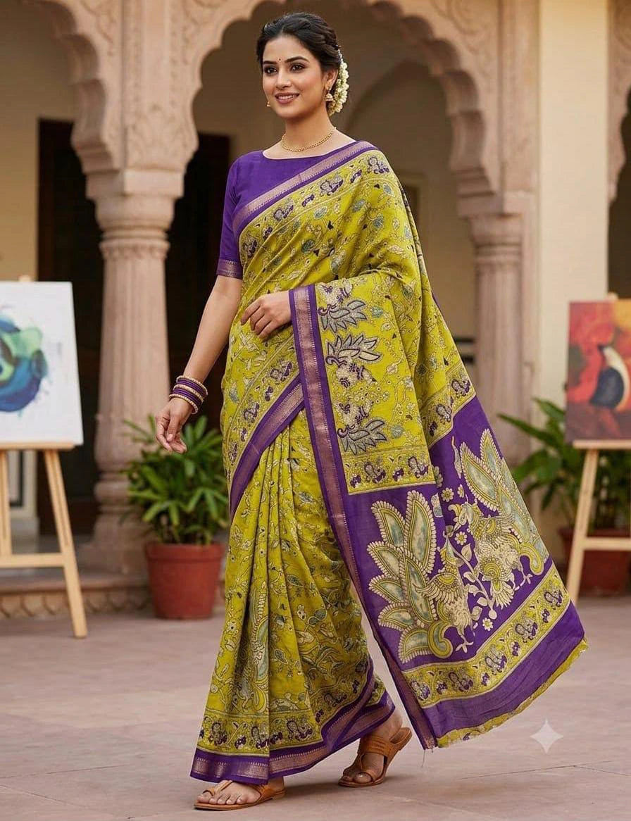 Georgette Zari Border Saree 4