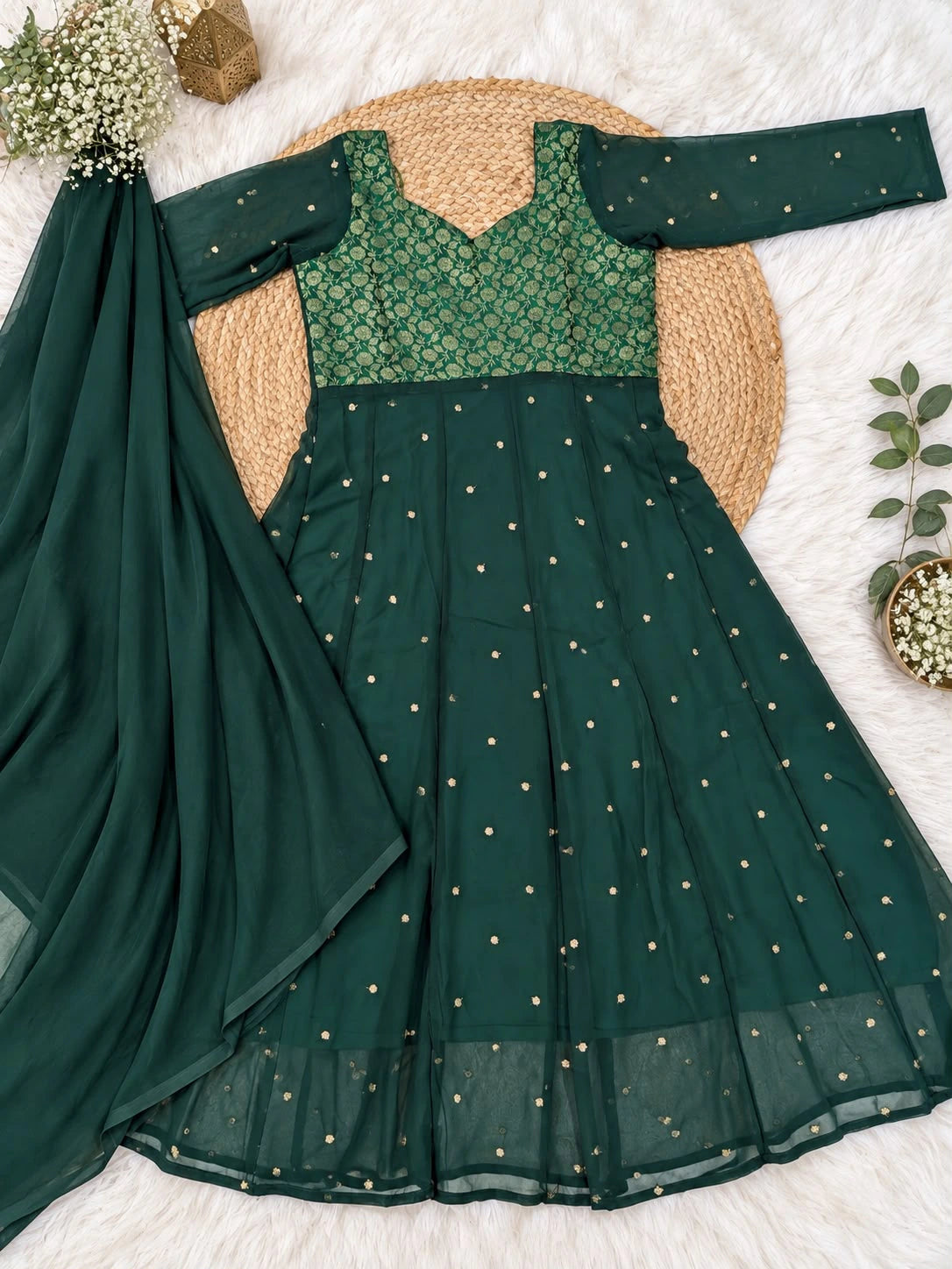Georgette Anarkali Suit Set 6