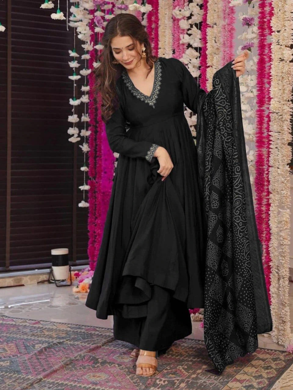 Viscose Kurti Dupatta Set 7