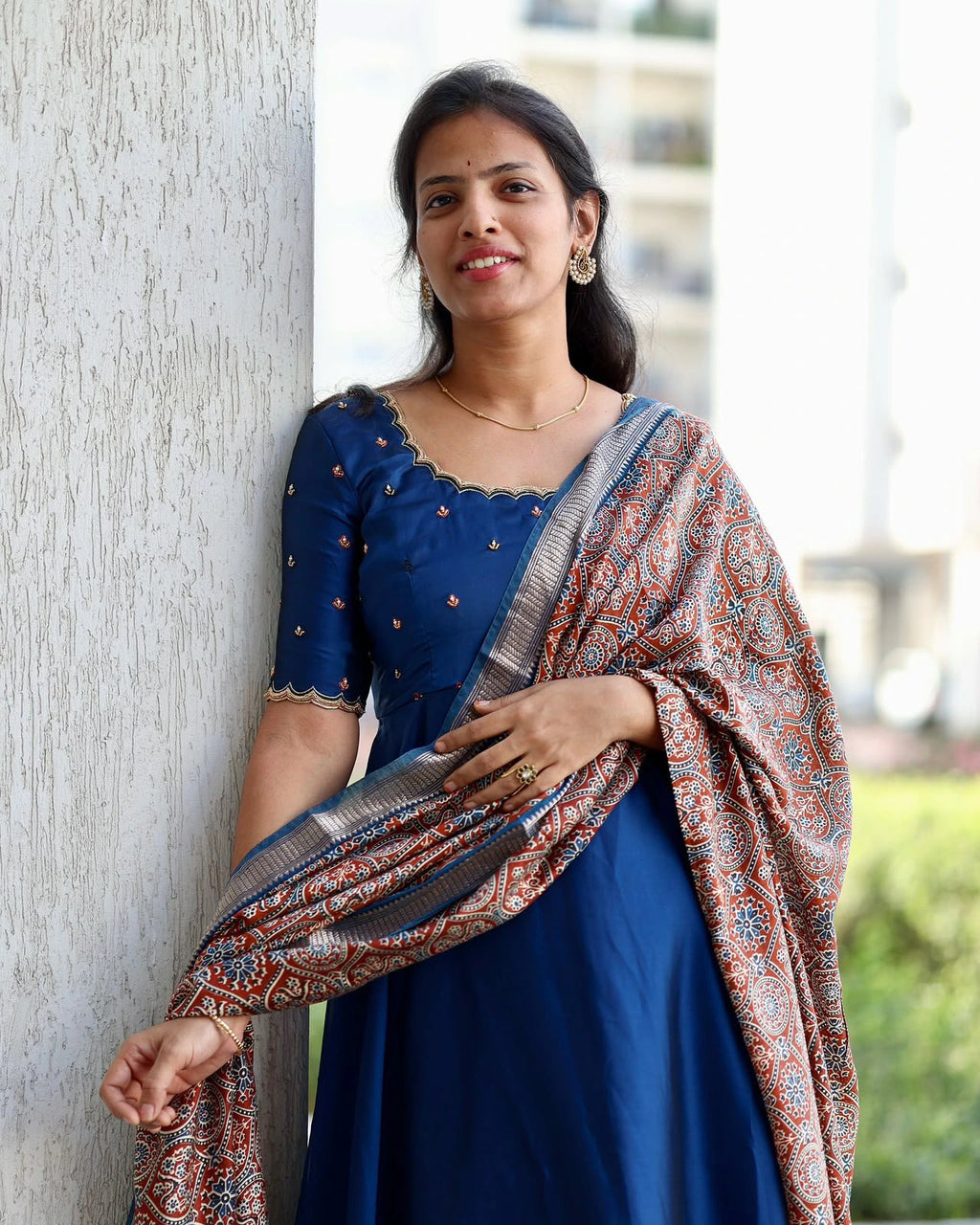 Rangoli Silk Gown 4