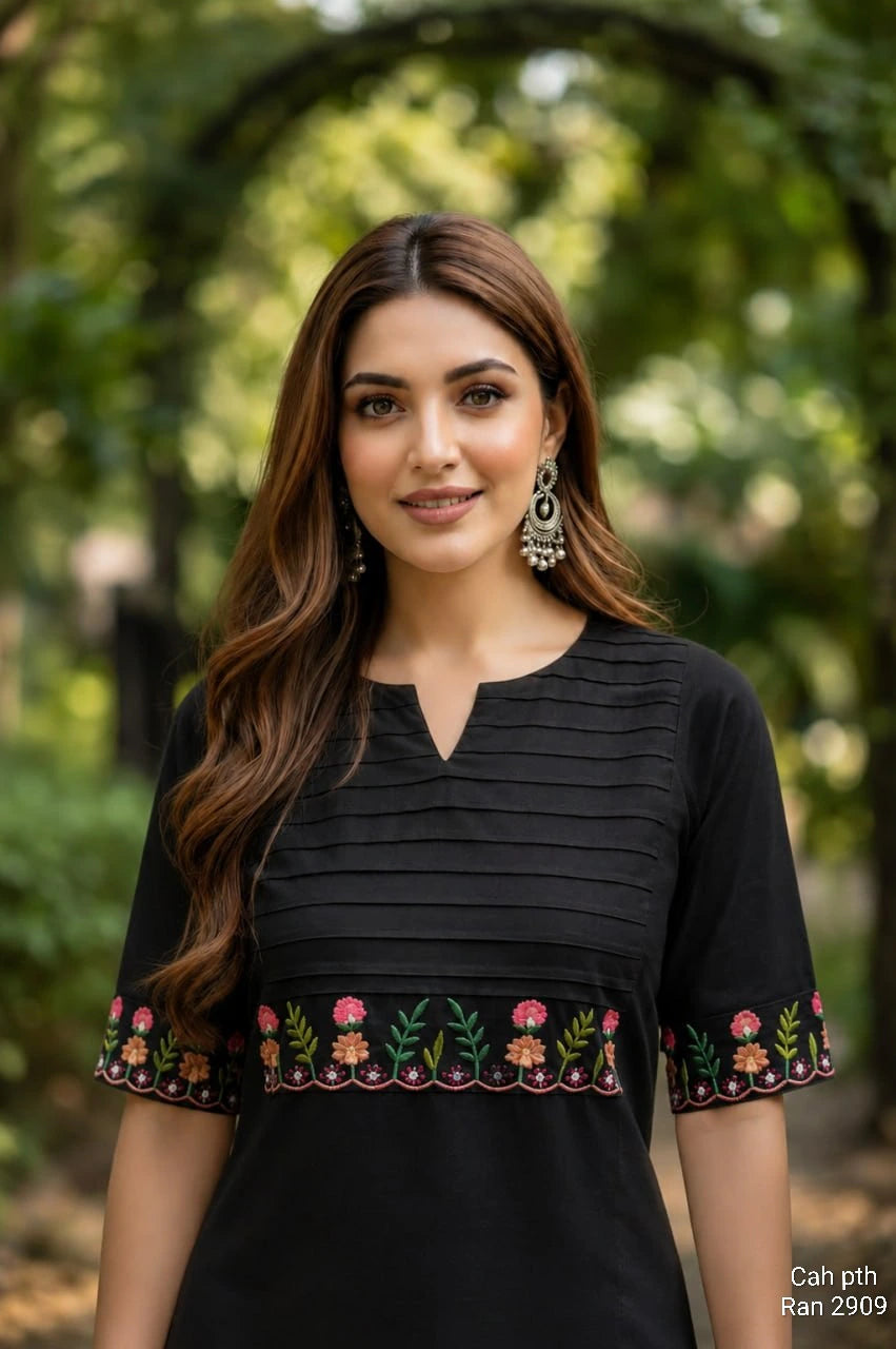 Cotton Embroidered Kurta set 8