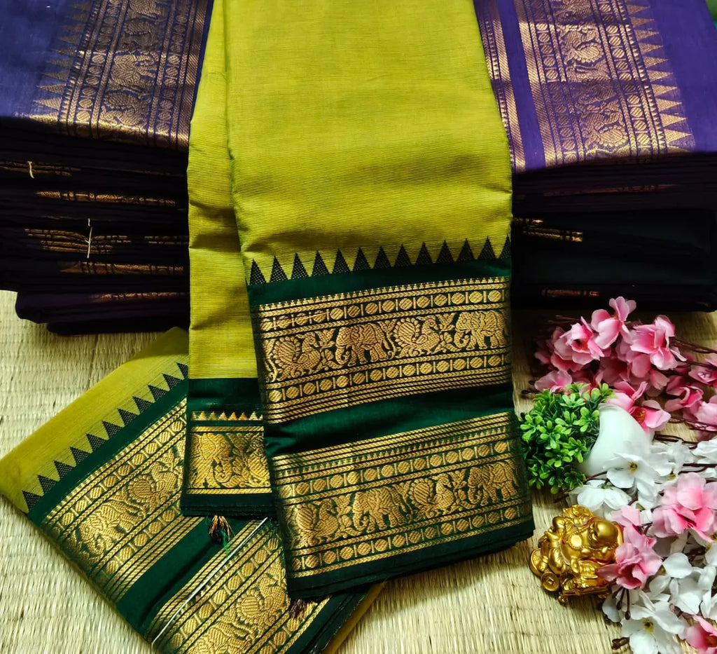 💜❤️Classic Kanchi Cotton Sarees💜❤️ 7