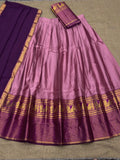 🌷🌷Traditional Kanjivaram Silk Half-Sarees🌷🌷 3