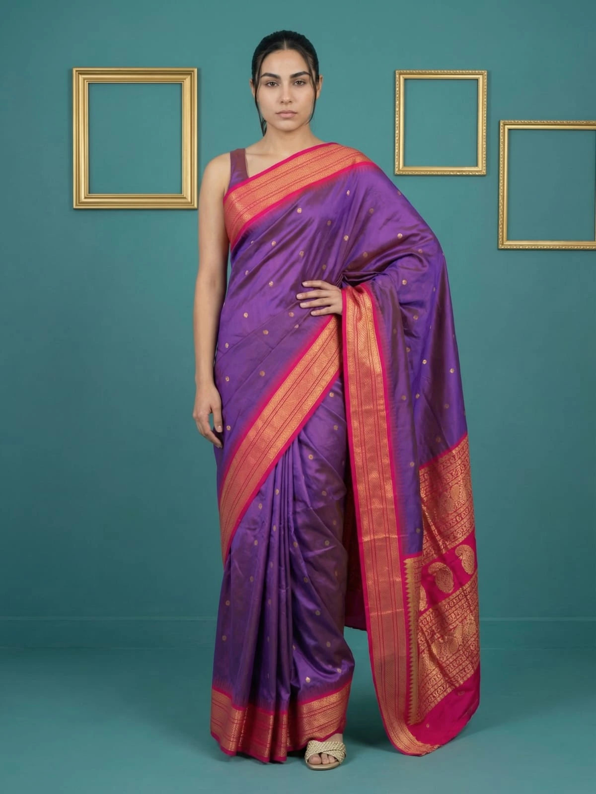Soft Silk Zari Woven Saree 6