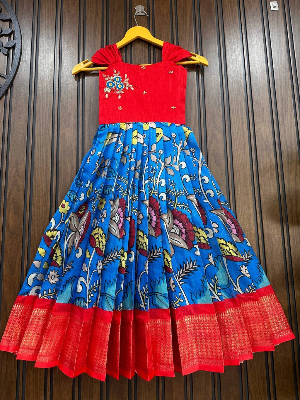 💜❤️Summer Special Kids Soft Silk Pattu Gown❤️💜 3