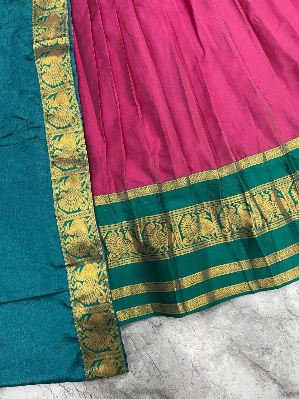 Kanjivaram Silk Lehenga Set 9
