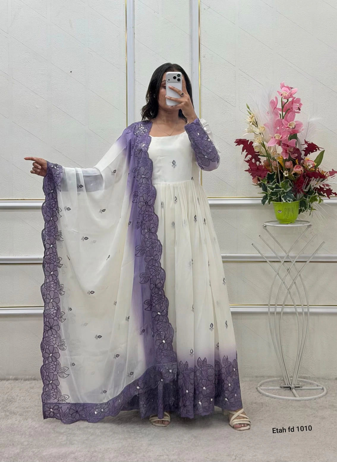 Georgette Anarkali Set 5