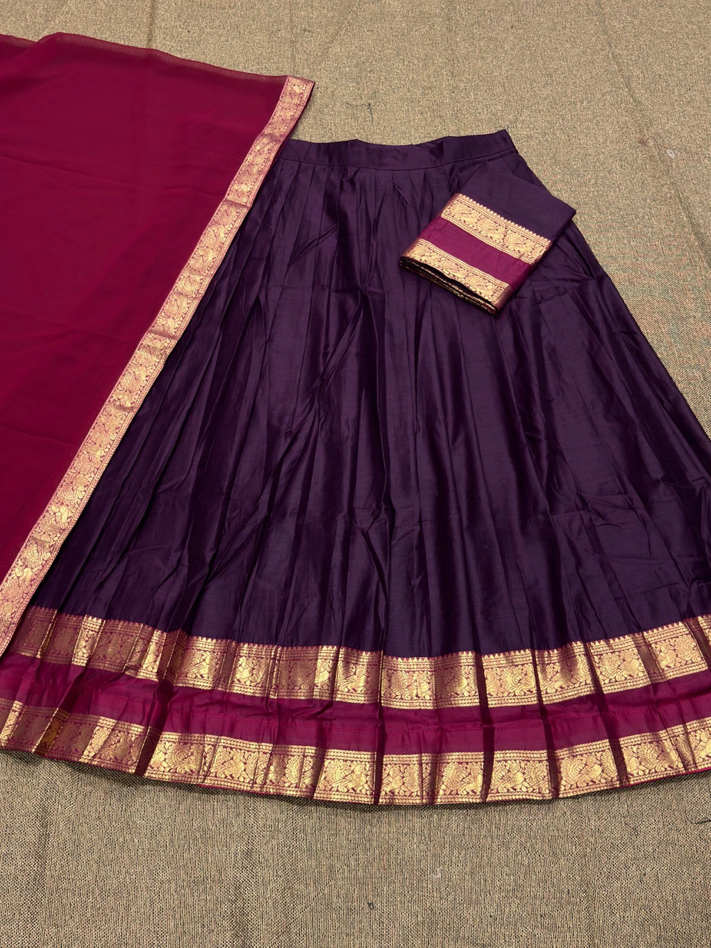 Kanjivaram Silk Lehenga 6