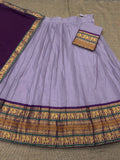 South Indian Kanjivaram Silk Half-Saree Set 1