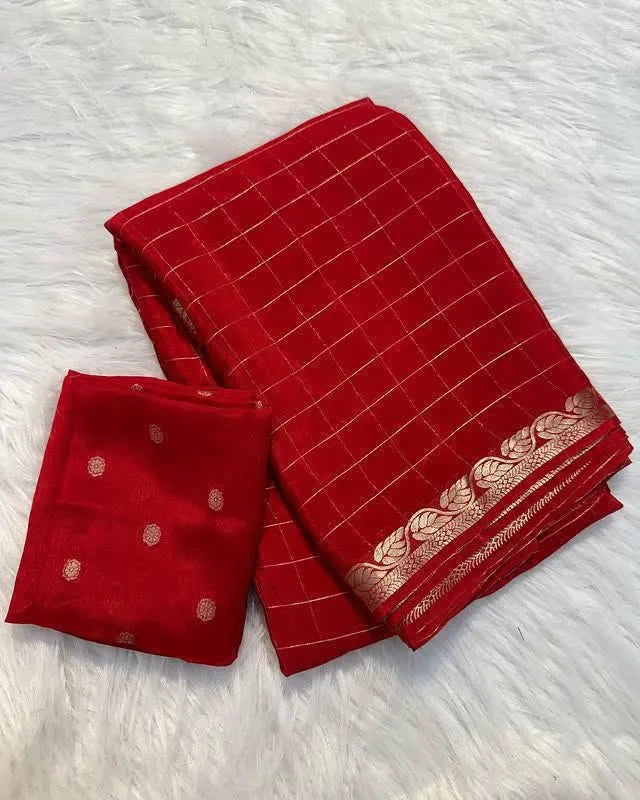 ❤️💜Most Gorgeous Pure Viscose Georgette Sarees With Blouse💜❤️ 5
