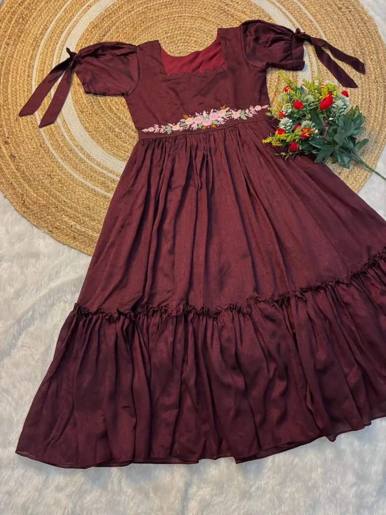 😍😍Premium Vichithra Silk Yamini Maxi Gown😍😍 8