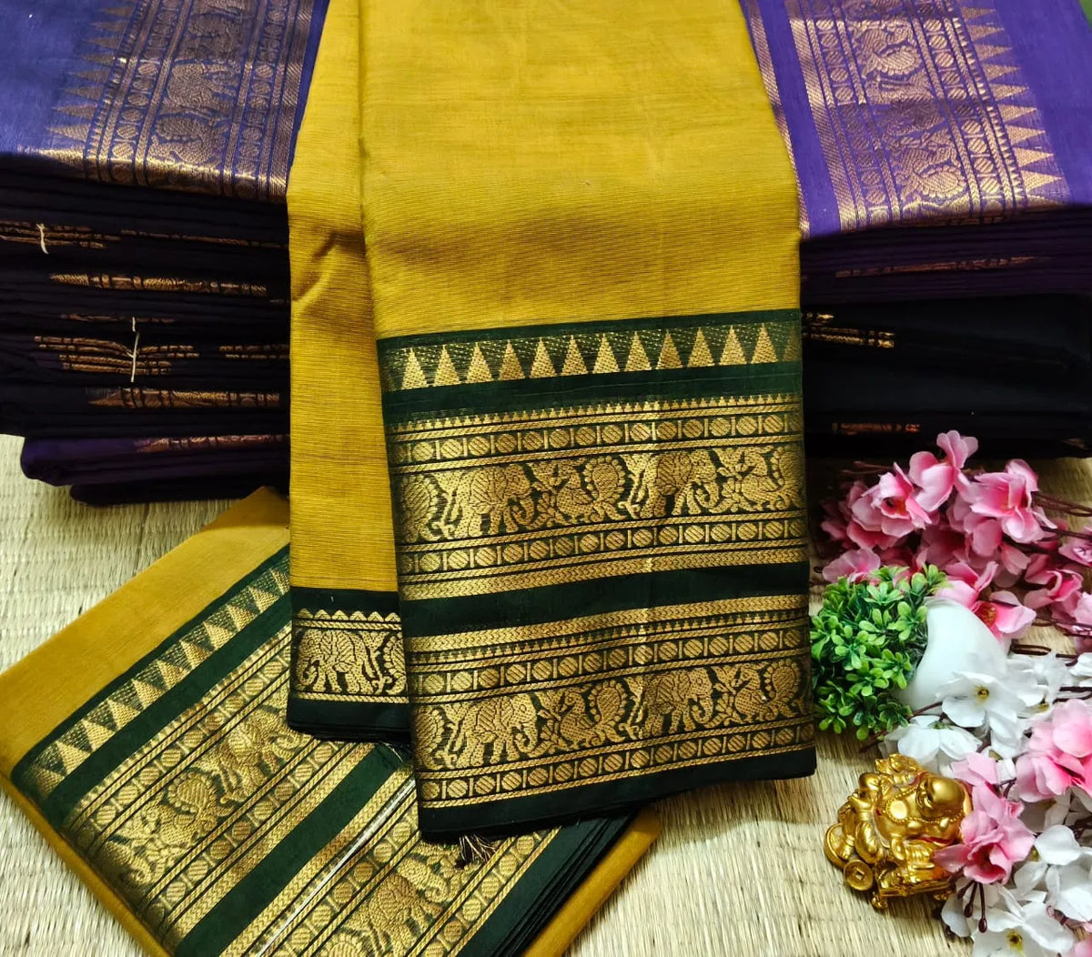 💜❤️Classic Kanchi Cotton Sarees💜❤️ 6