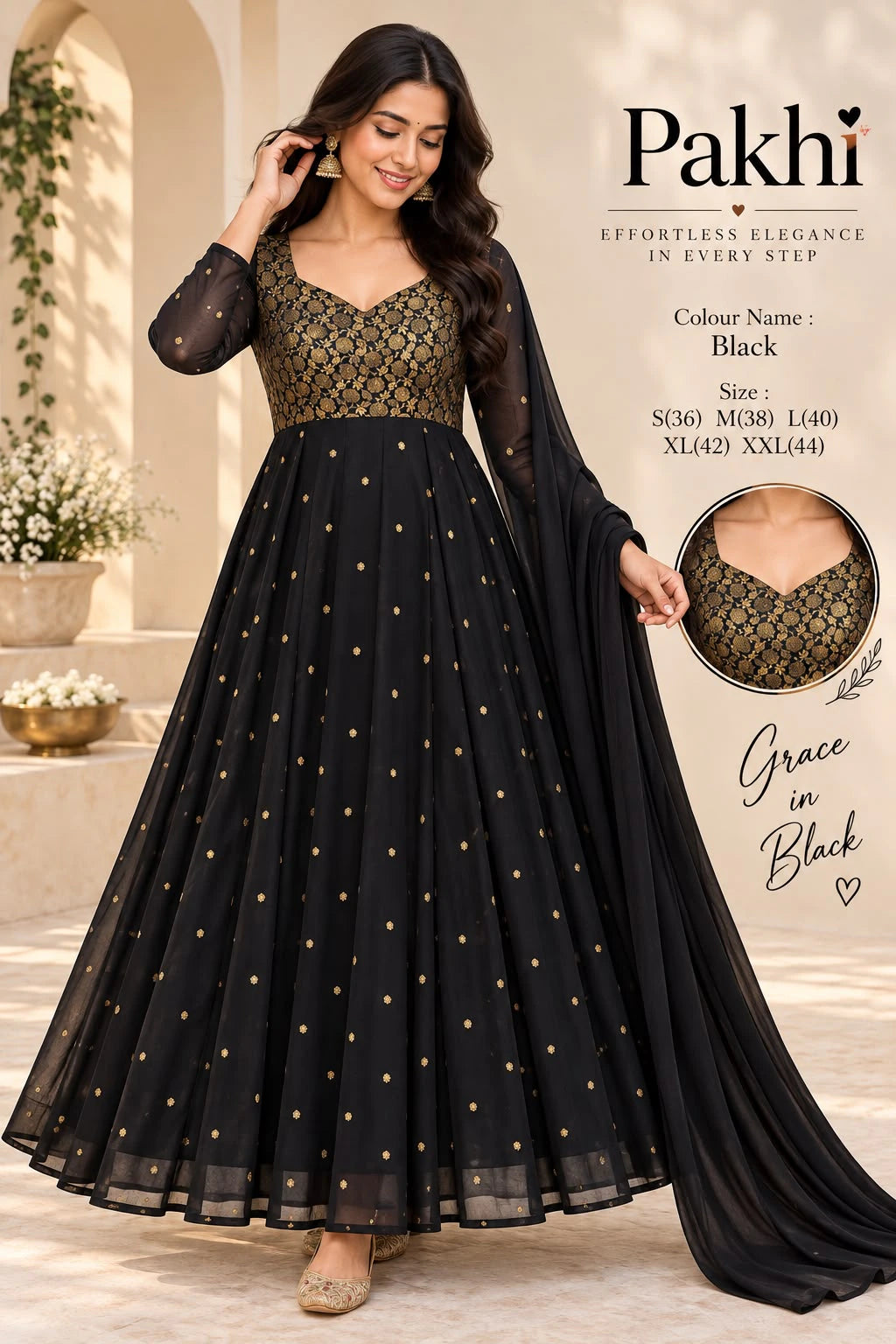 Georgette Anarkali Suit Set 8
