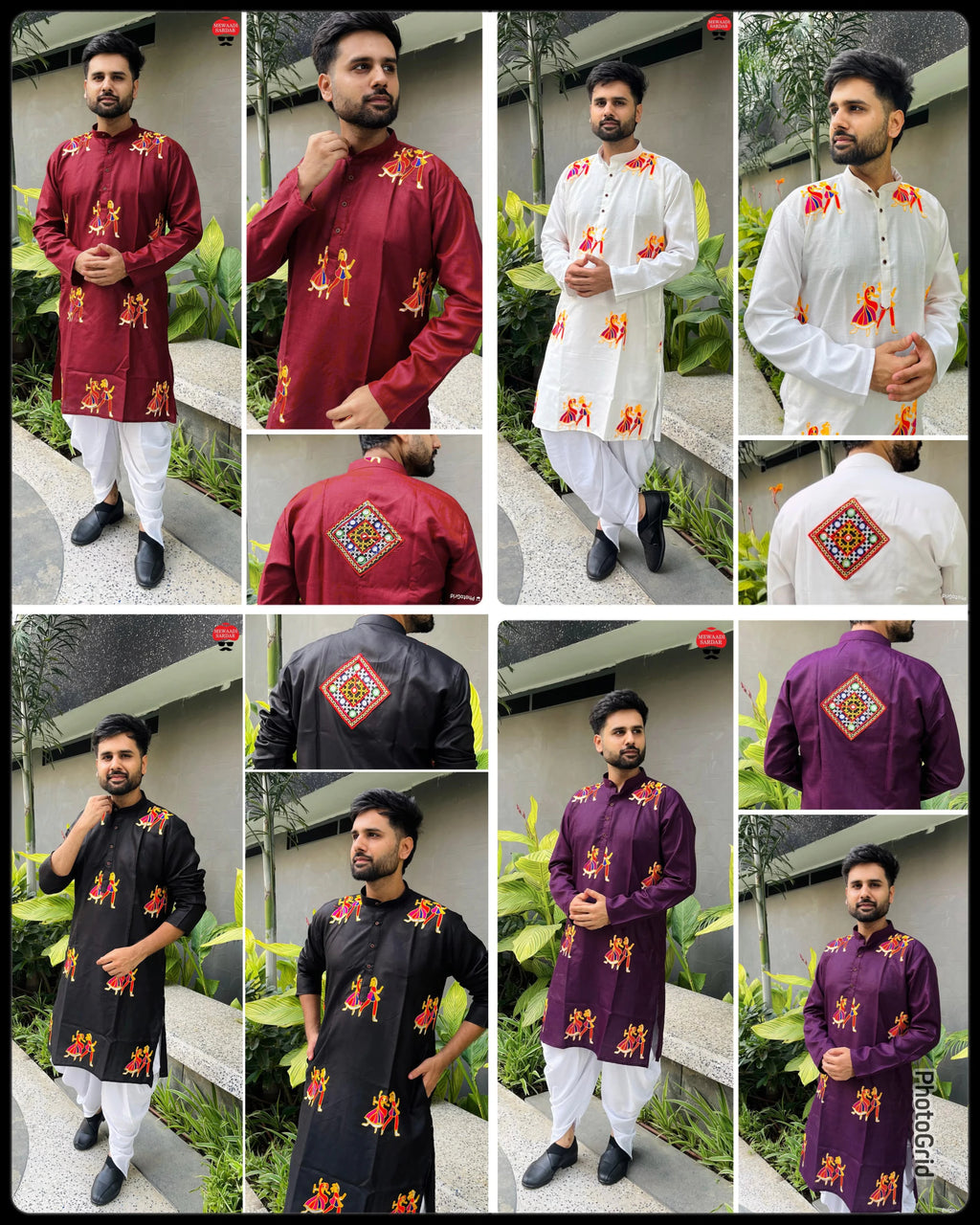 Flex Cotton Embroidered Kurta Set 5