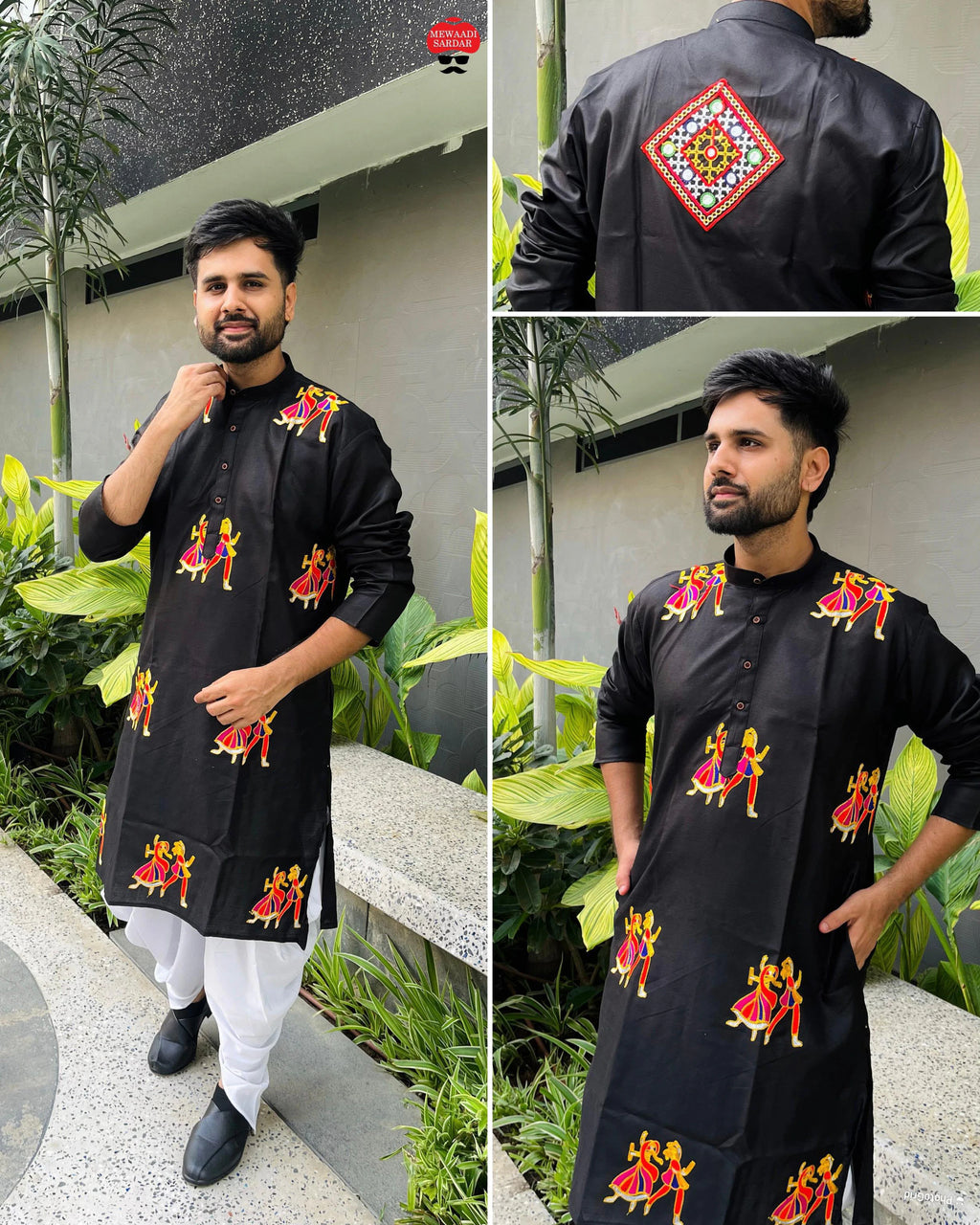 Flex Cotton Embroidered Kurta Set 2