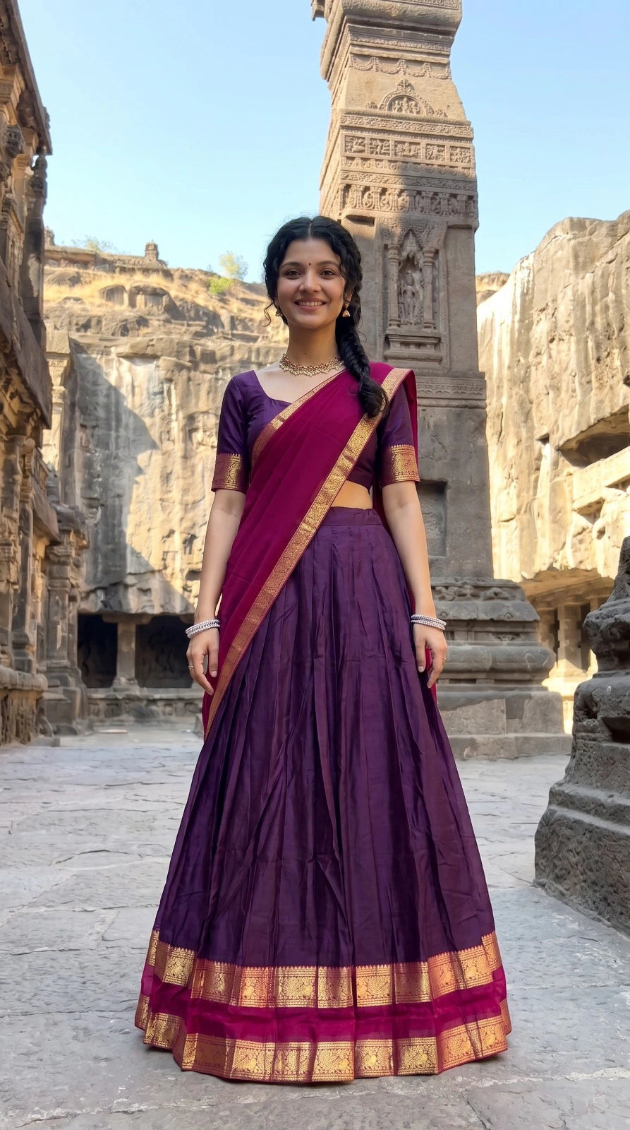 Kanjivaram Silk Lehenga 5