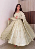 Fendy Silk Gown with Dupatta 1