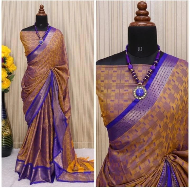 Kayal Emboss Saree with Blouse 7