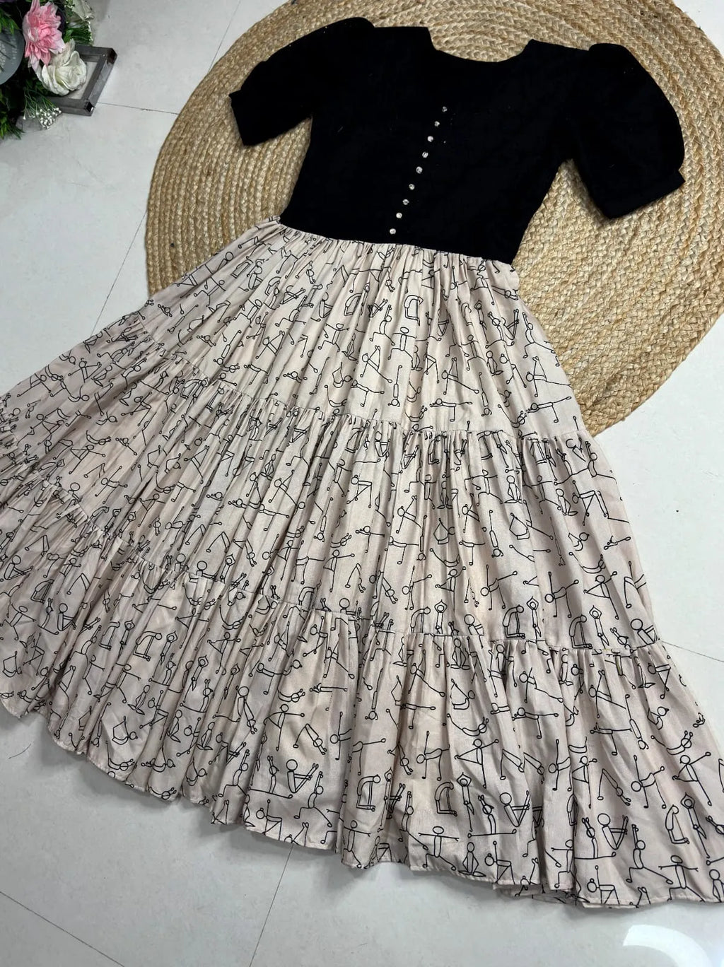 👑💜Premium Hakoba Muslin Designer Gown 💜👑 8