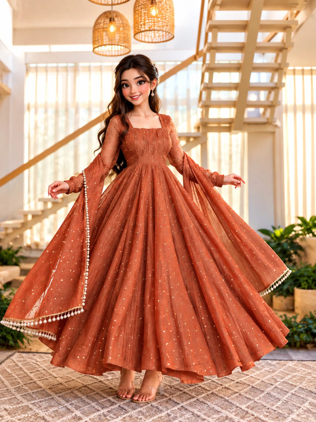 Salsa Silk Gown 5