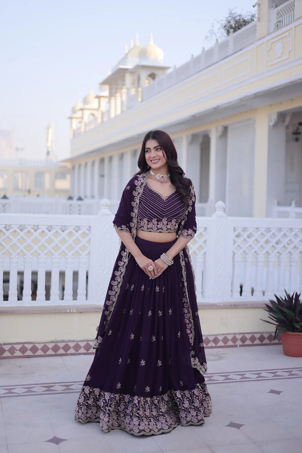 Lehenga choli Dupatta Set 8